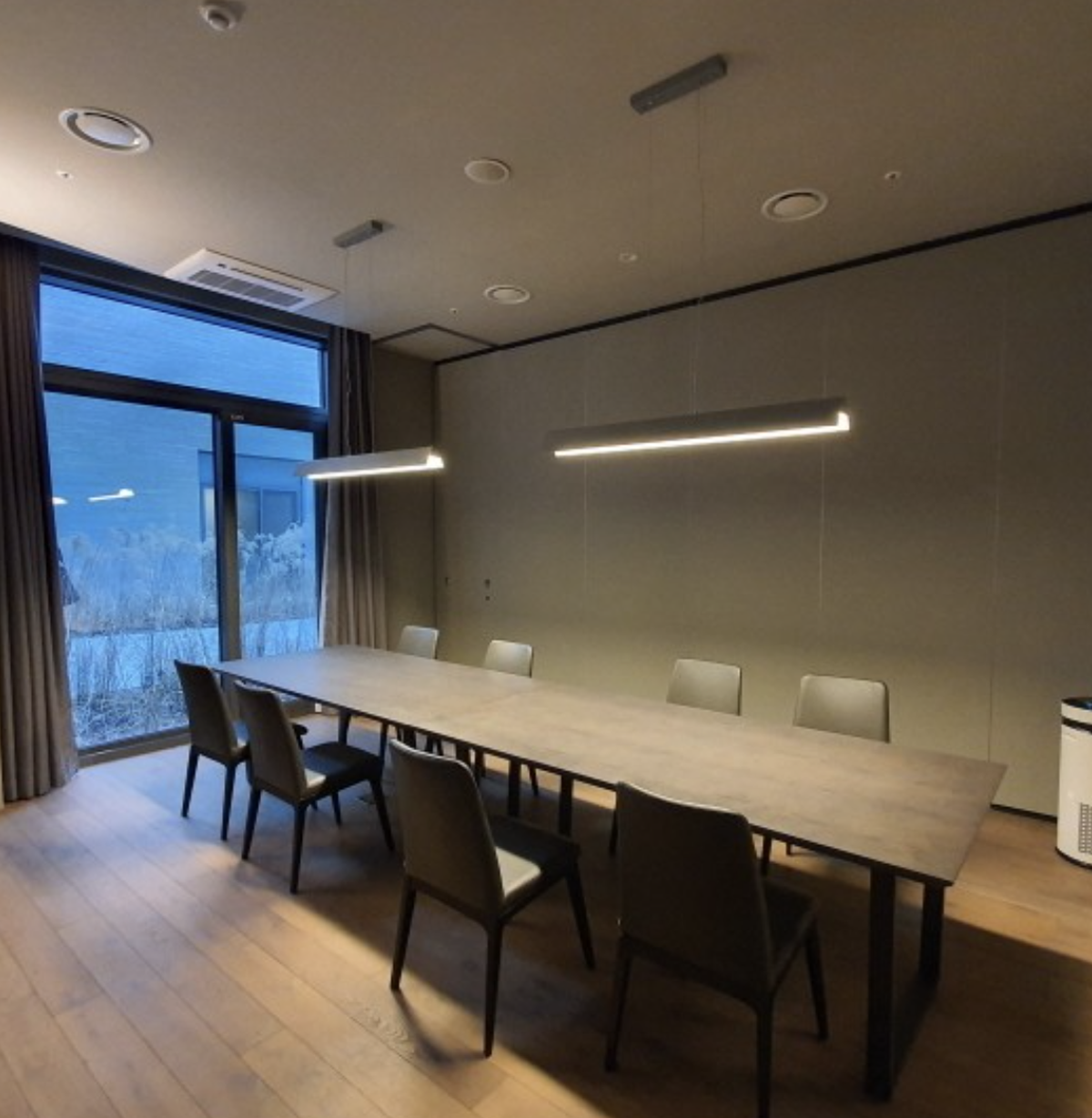 Los residentes también pueden reservar salas de fiestas privadas de forma gratuita.