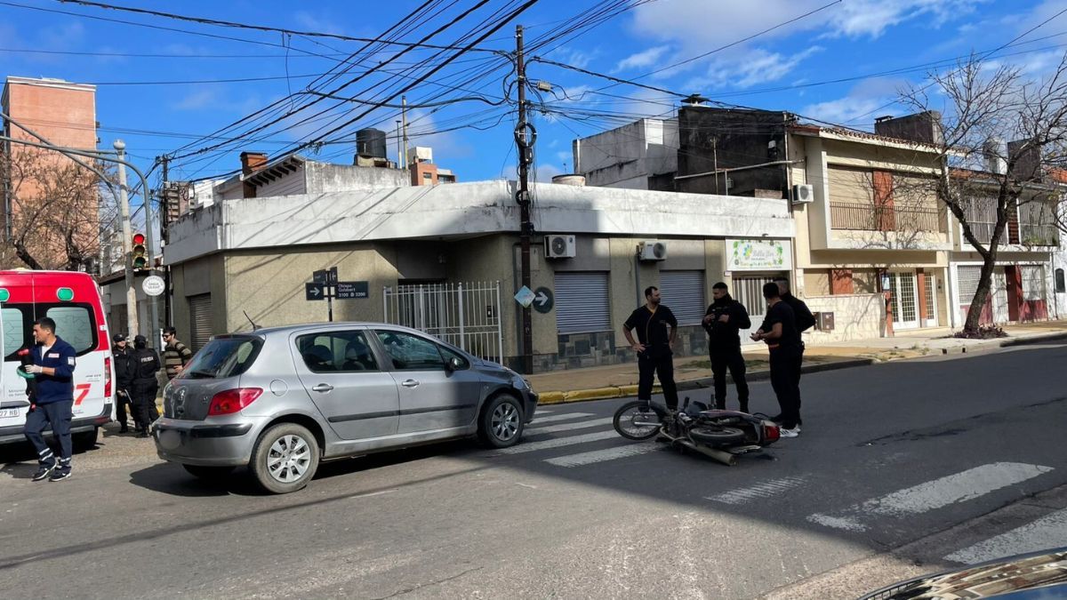 El accidente ocurrió este domingo en inmediaciones de Urquiza y Obispo Gelabert