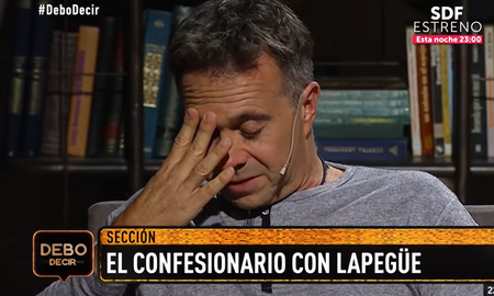 Sergio Lapegüe no pudo contener las lágrimas al hablar de su padre y lo que no hizo con él. Sergio Lapegüe no pudo contener las lágrimas al hablar de su padre y lo que no hizo con él.