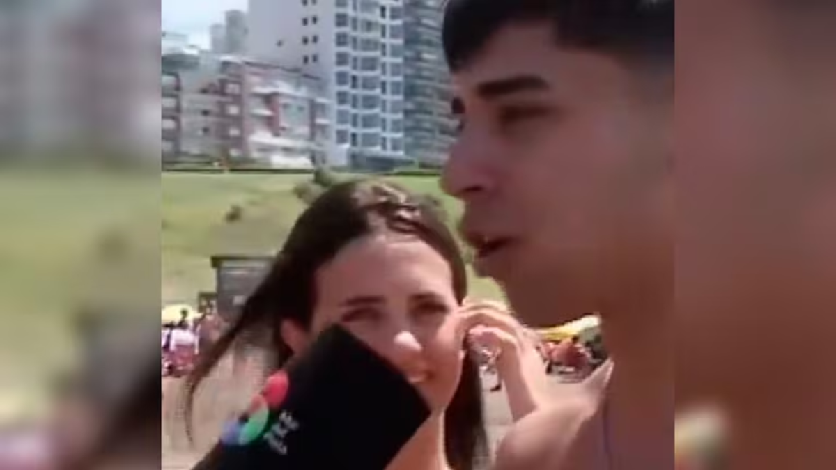 Un joven presentó a sus dos novias en Mar del Plata.