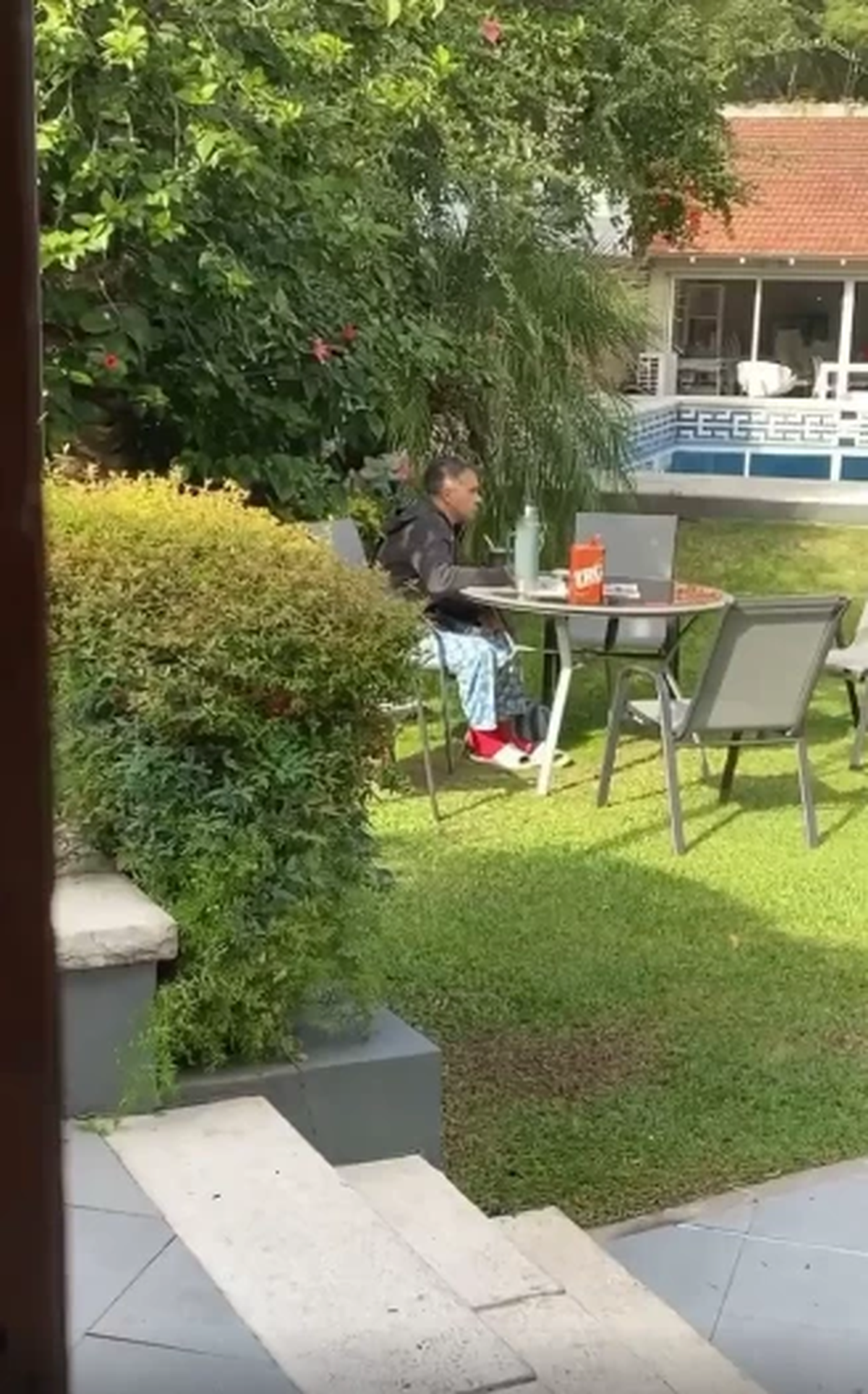 El jardín de Sergio Lapegüe.