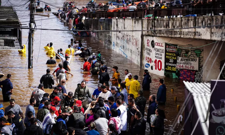 Con las inundaciones que arrasaron el sur de Brasil, surgen dudas sobre si el agua llegará a Santa Fe. Con las inundaciones que arrasaron el sur de Brasil, surgen dudas sobre si el agua llegará a Santa Fe.