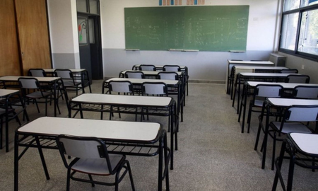 Por la pandemia, las aulas continúan vacías. Por la pandemia, las aulas continúan vacías.