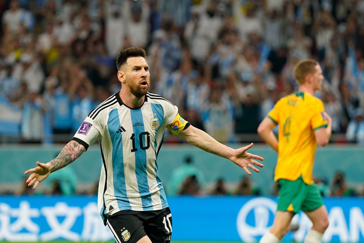 Lionel Messi pudo anotar su primer gol en fase de eliminación directa y superó a Diego Maradona como máximo goleador argentino en Mundiales.