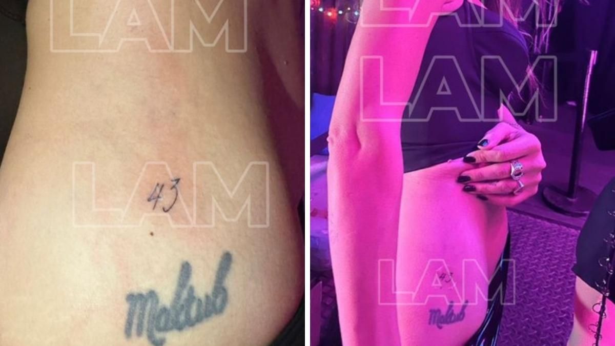 La China Suárez se tatuó el 43 en honor a Franco Colapinto. La China Suárez se tatuó el 43 en honor a Franco Colapinto.