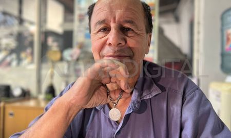 Caí hasta la altura de la medalla, hace un año descubrí que era San Benito, contó Mingo. Caí hasta la altura de la medalla, hace un año descubrí que era San Benito, contó Mingo.