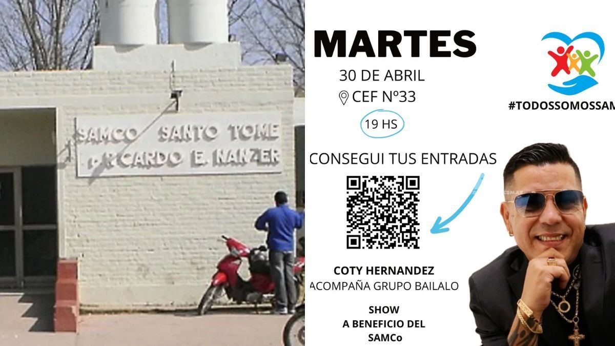 Santo Tomé: organizan un evento solidario para refaccionar el Samco