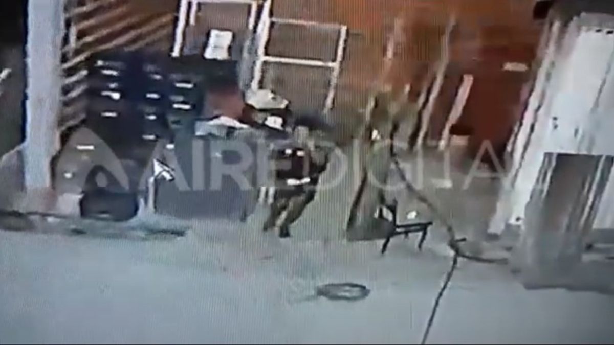 Captura del video del robo