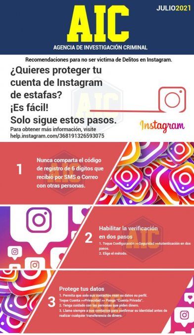 “La mayoría de las estafas a través de las nuevas tecnologías van apuntadas a todas las personas, hay que tratar de poner la menor cantidad de información personal posible en las redes sociales, ya que estas son usadas por los delincuentes para poder trabajar”, advirtió el especialista.