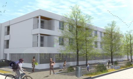 Las proyecciones de cómo se verán las viviendas en el barrio Villa Setúbal. Las proyecciones de cómo se verán las viviendas en el barrio Villa Setúbal.