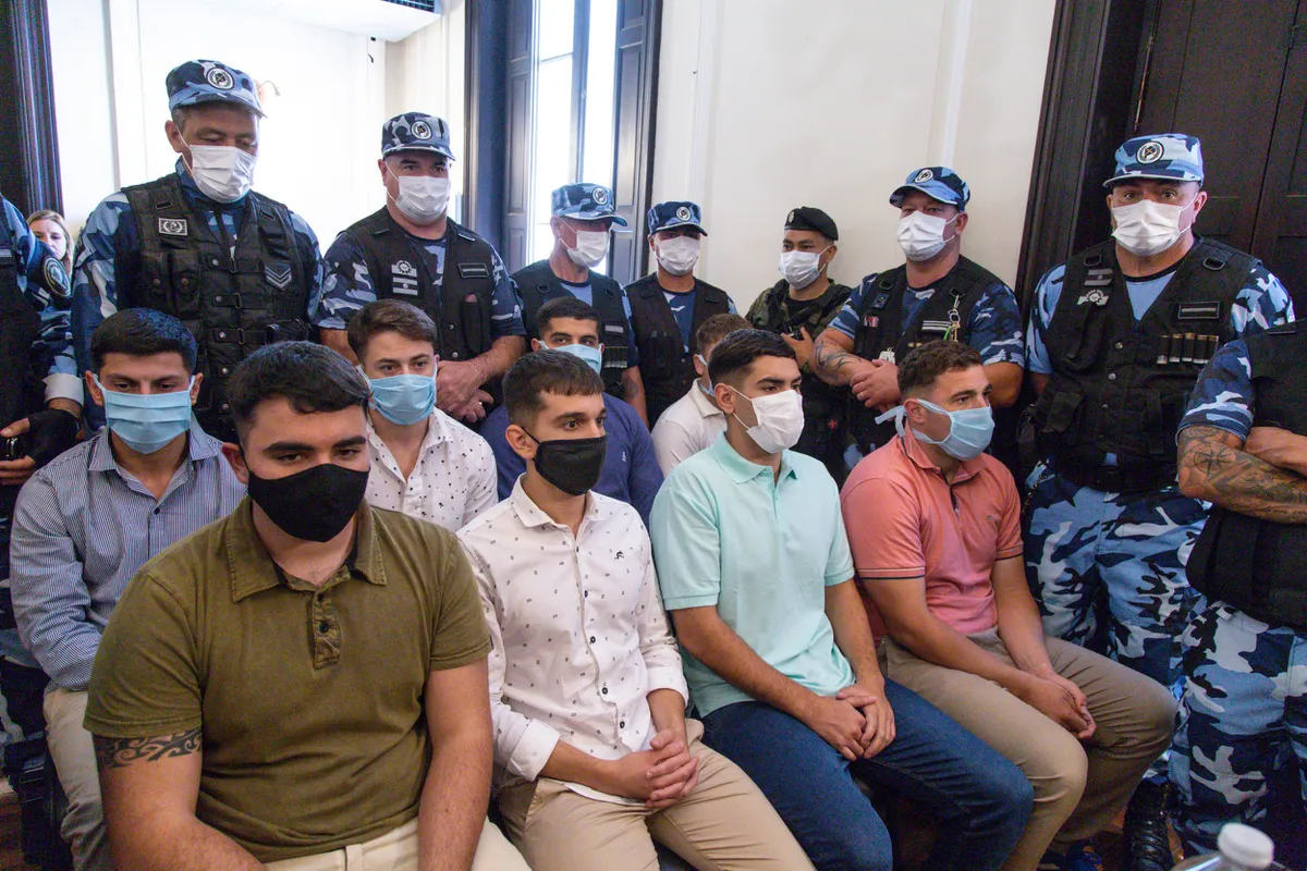 Los acusados involucrados en el crimen de Fernando Báez Sosa.
