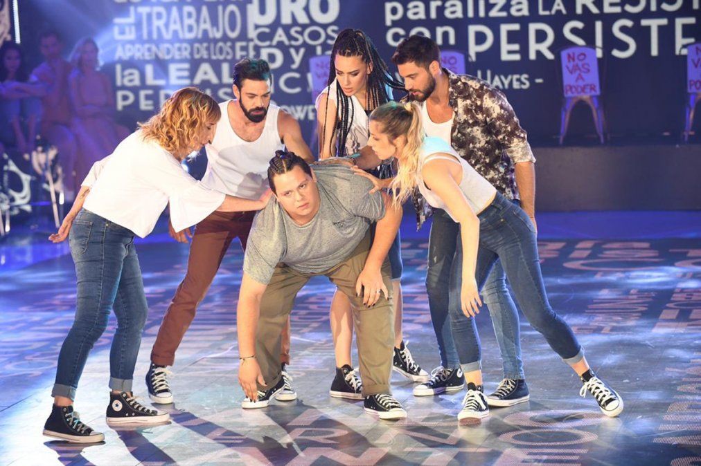 Mart&iacute;n Stura se luci&oacute; en la pista con los actuales campeones del Bailando por un Sue&ntilde;o