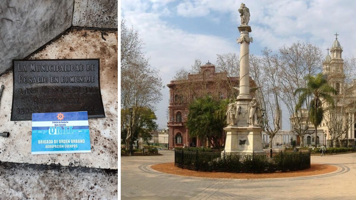 El hecho ocurrió en la Plaza 25 de Mayo de la ciudad de Rosario.