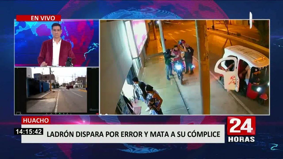 Video: ladrón mató por accidente a su cómplice al intentar asaltar a un cadete