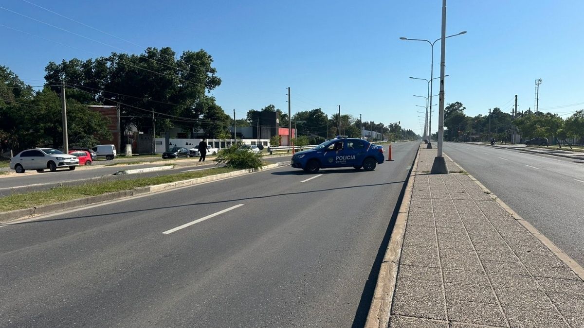 El tránsito estuvo interrumpido hasta después de las 9. 