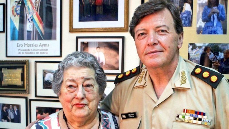 Hebe de Bonafini celebró la absolución de Milani y aseguró que “siempre creyó en su inocencia”