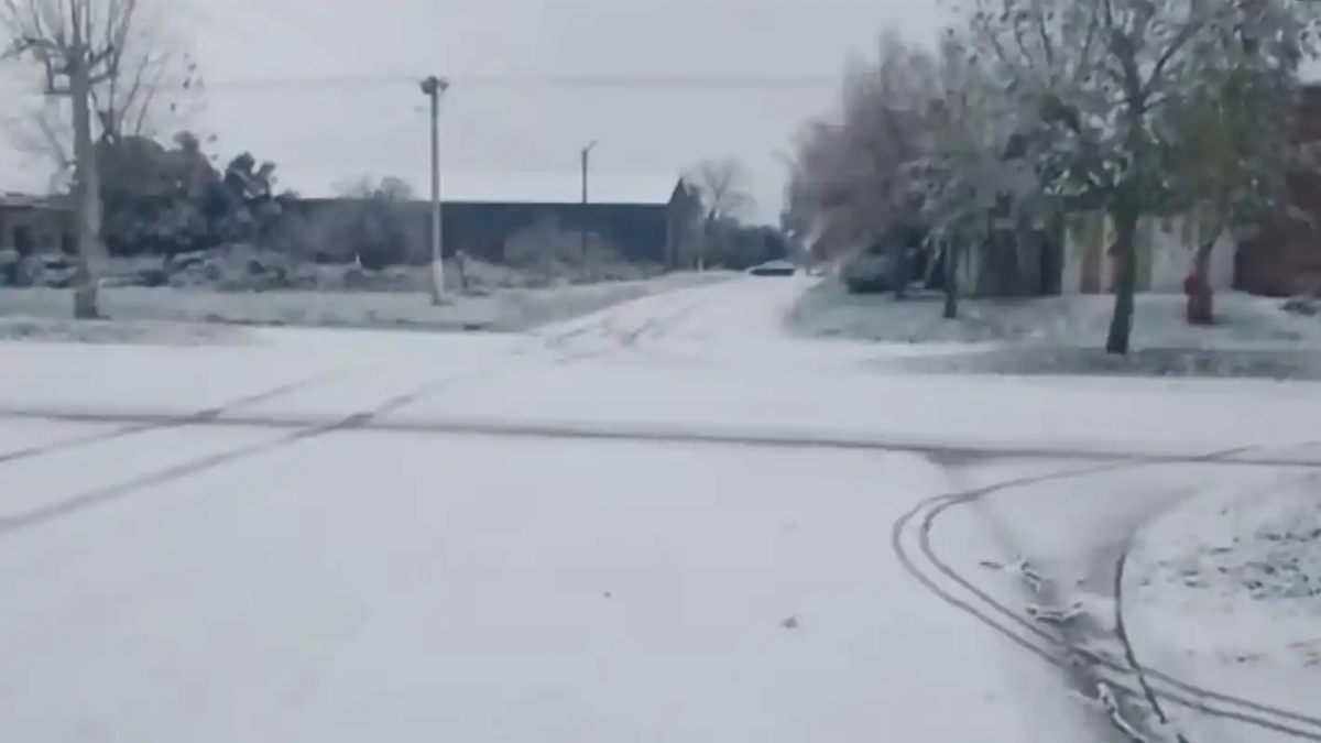 Nieve en Buenos Aires. Nieve en Buenos Aires.