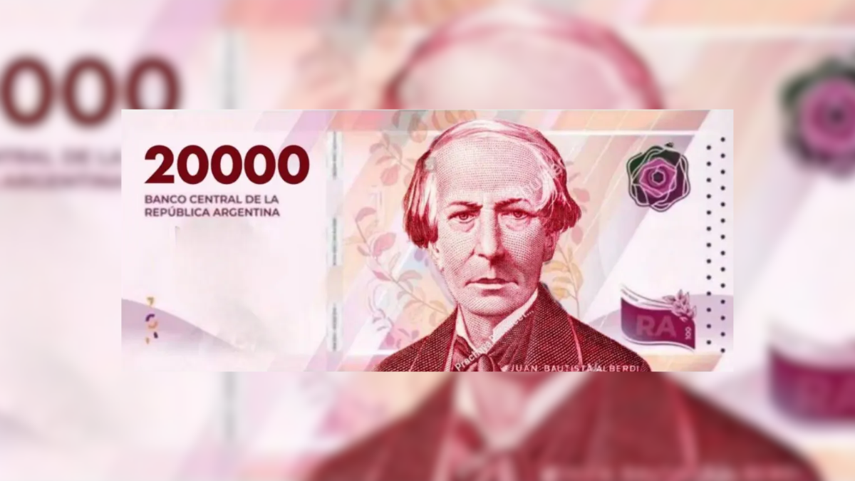 Los nuevos billetes de $20.000 comenzarán a circular próximamente en Argentina.