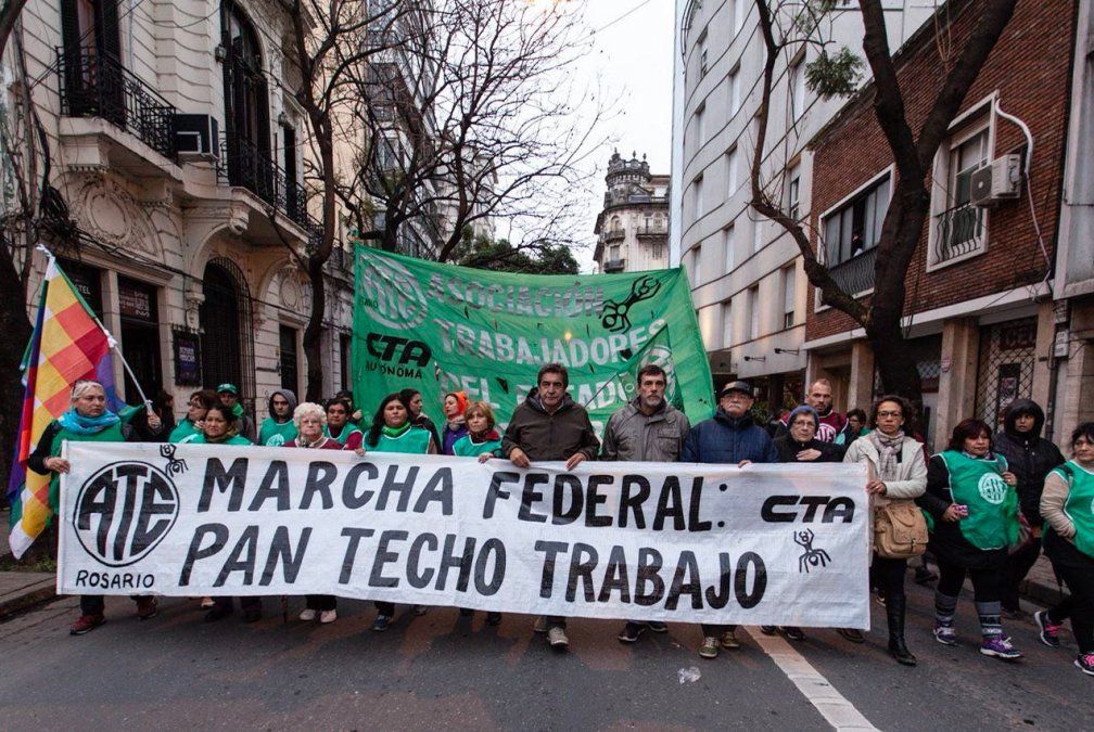 La Marcha Federal reclamó un paro nacional
