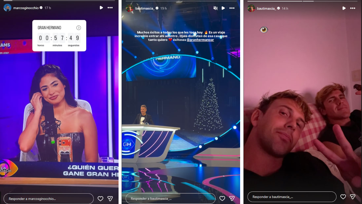 El desplante de Marcos Ginocchio y Bautista Mascia en el debut de “Gran Hermano 2026”