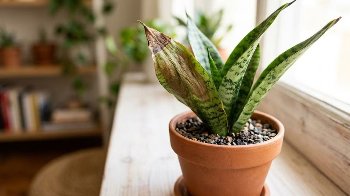 La lengua de suegra, una de las plantas más comunes en las casas.
