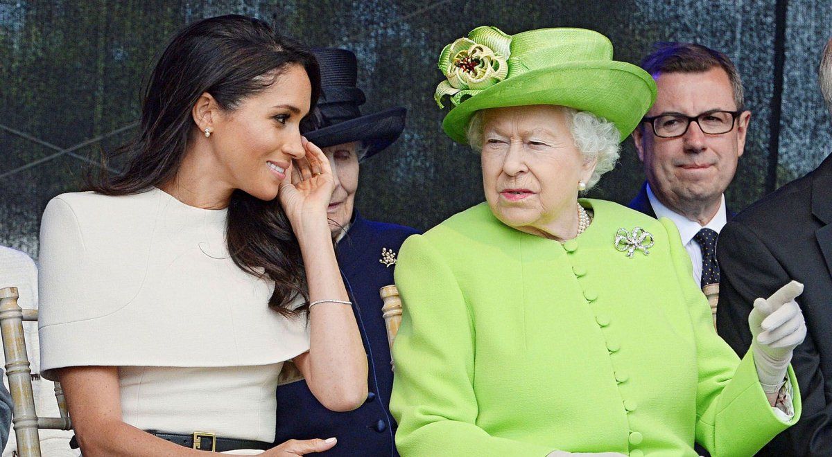 Así fue el reencuentro de Meghan Markle y la reina Isabel tras su renuncia a la corona británica