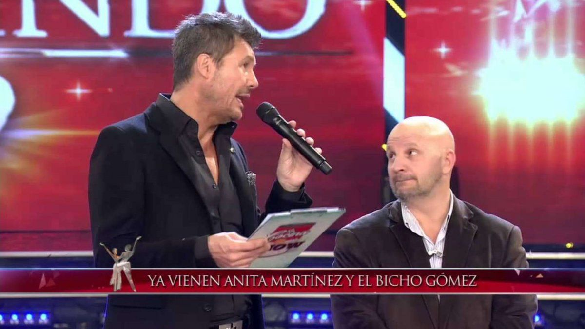 Marcelo Tinelli y Manuel Navarrete.