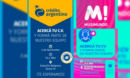 credito argentino y musimundo buscan cubrir 70 vacantes credito argentino y musimundo buscan cubrir 70 vacantes
