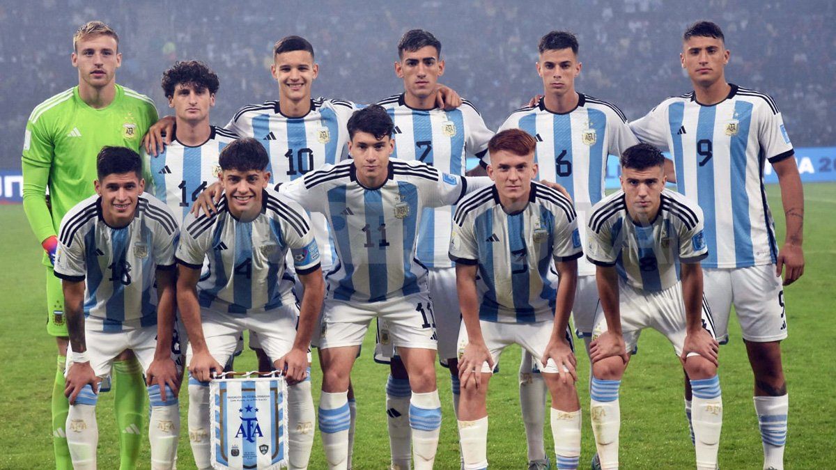 La Selección Argentina Sub 20 enfrenta este martes a Guatemala por la segunda fecha del Mundial 2023