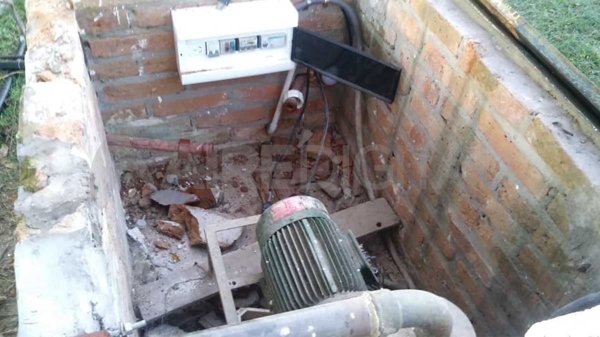 Robaron la bomba de agua del Club de Arroyo Leyes