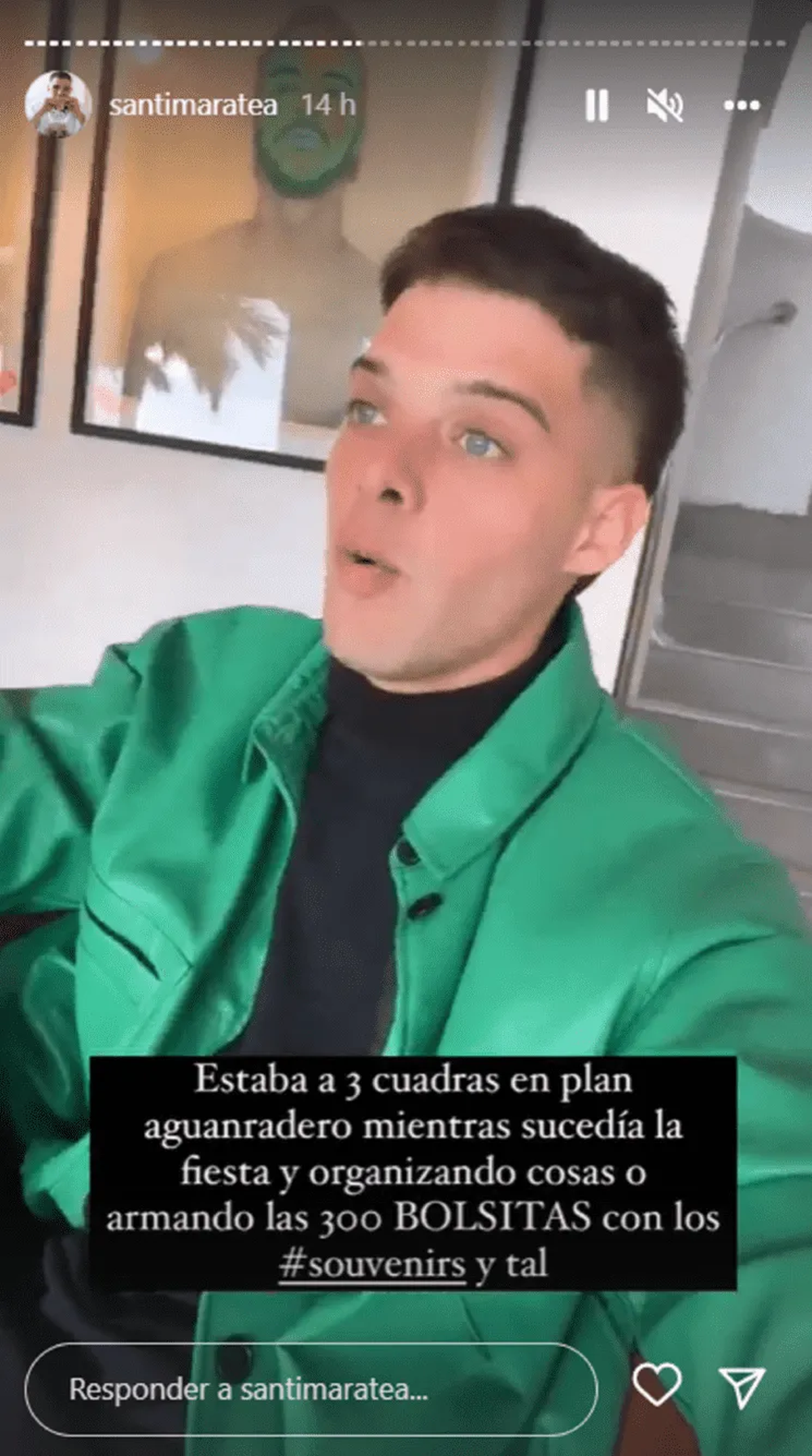 Cumpleaños de Santi Maratea. 