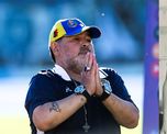 Cuando se sum&oacute; a las filas de Newells en 1993, Maradona record&oacute; al Trinche y se rindi&oacute; a sus pies: Me dijeron tantas cosas de &eacute;l que ya no se qui&eacute;n es mejor...