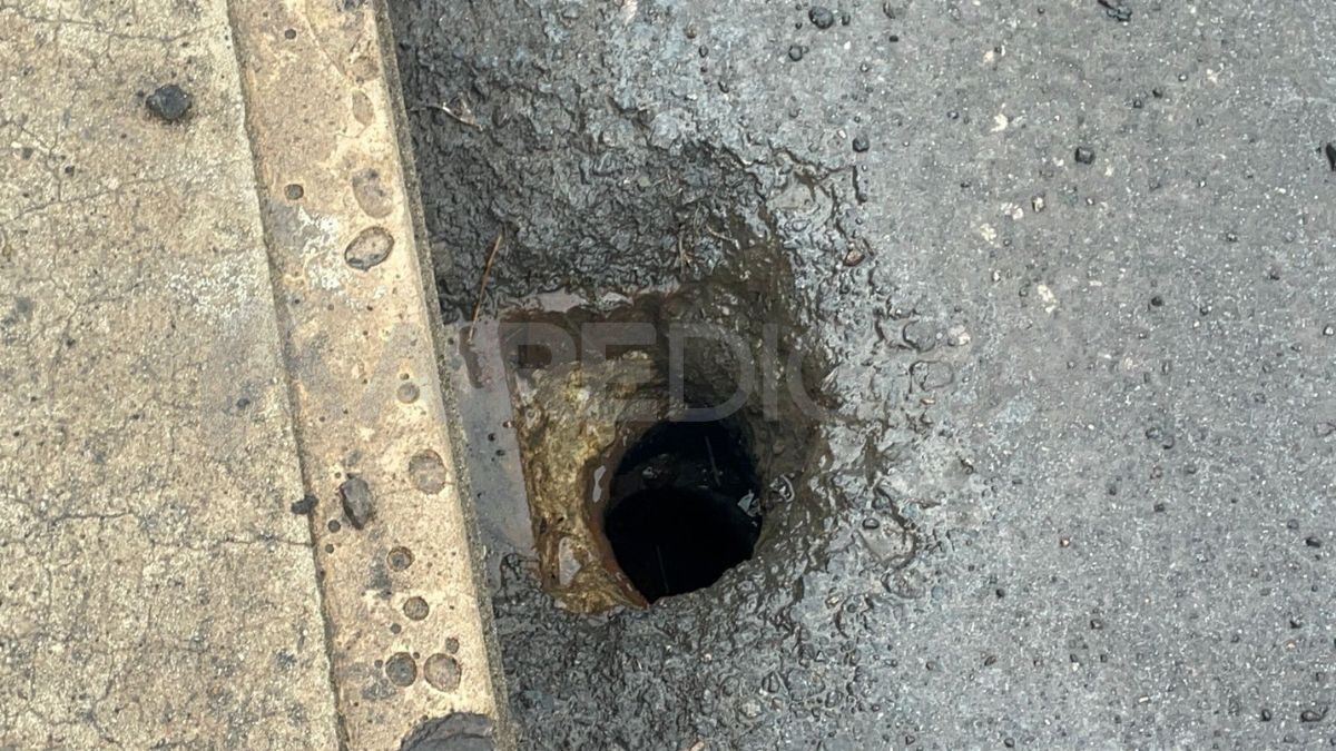 Así quedaron los desagotes en el Puente Carretero. Así quedaron los desagotes en el Puente Carretero.