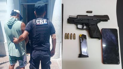 Santa Fe: detuvieron a un joven armado con pedido de captura activo