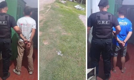 Dos jóvenes fueron arrestados tras intentar huir en moto y descartar marihuana en plena vía pública. Llevaban droga, dinero y celulares. Dos jóvenes fueron arrestados tras intentar huir en moto y descartar marihuana en plena vía pública. Llevaban droga, dinero y celulares.