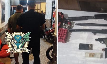 Barrio Nueva Pompeya: detenido con un arsenal Barrio Nueva Pompeya: detenido con un arsenal
