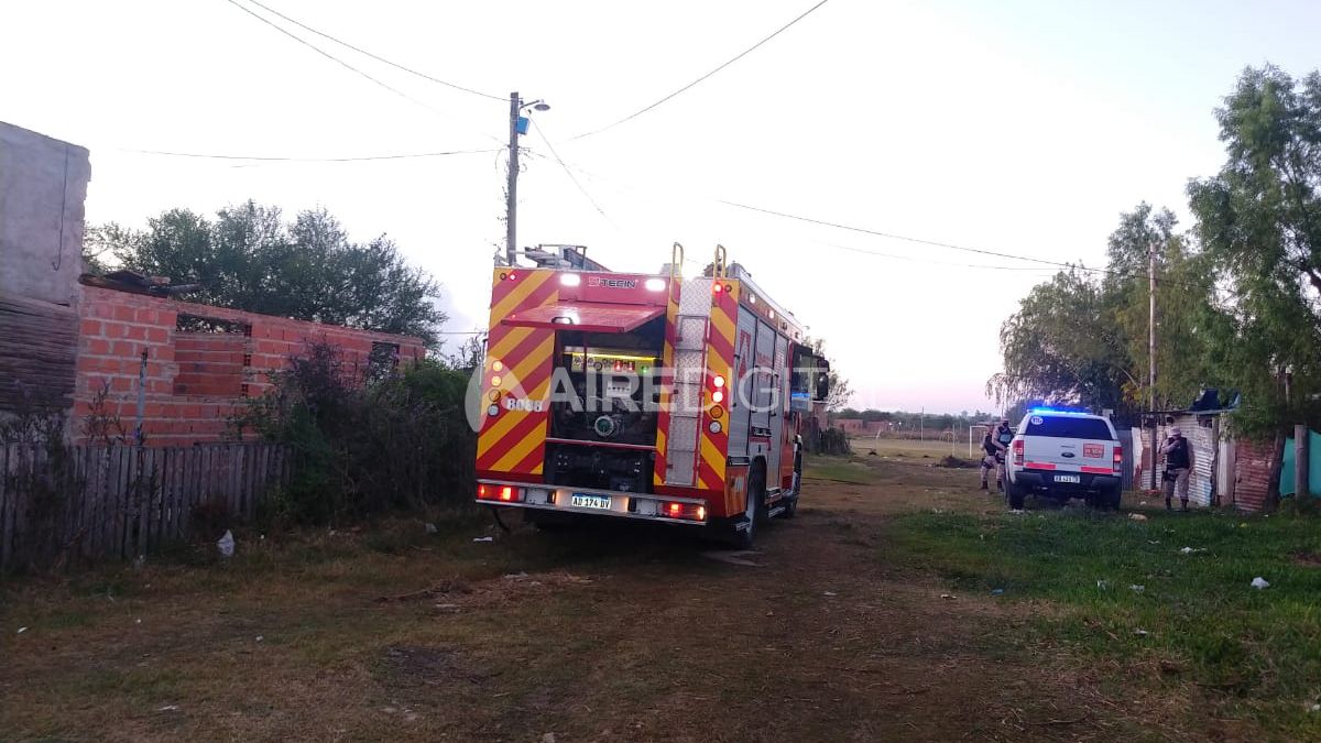 En el día de su cumpleaños, perdió todo lo que tenía por un incendio en Alto Verde