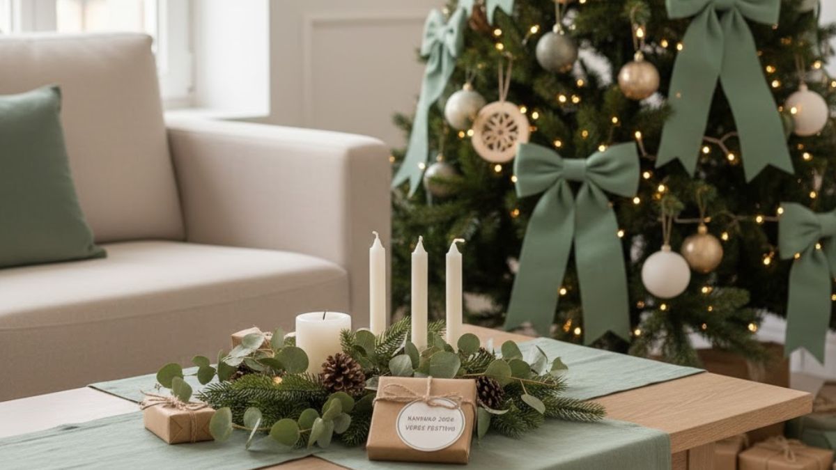 El verde va a liderar esta Navidad.