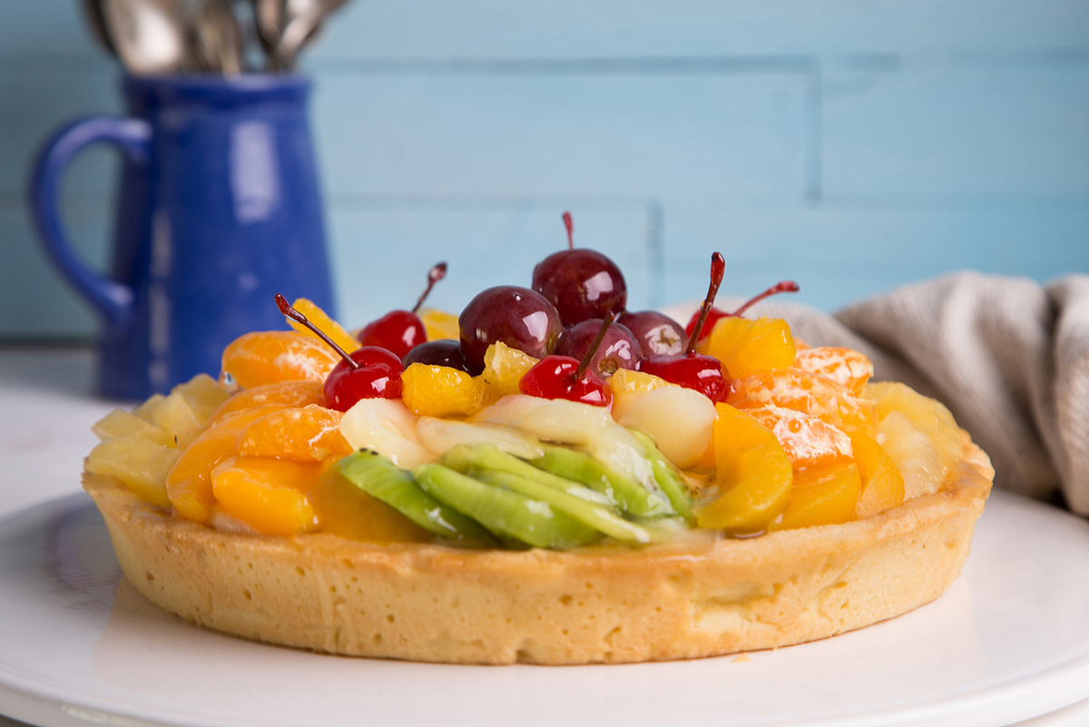 Torta frutal de verano