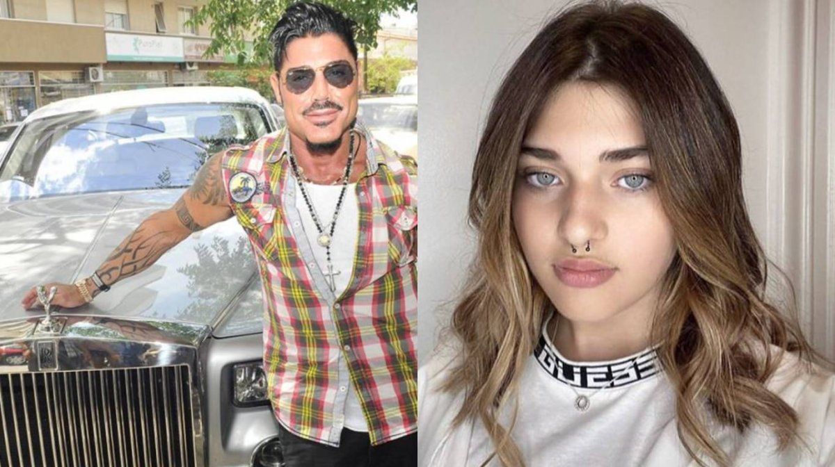 Martita Fort y su hermano Felipe se pasean en el Rolls Royce de su papá.