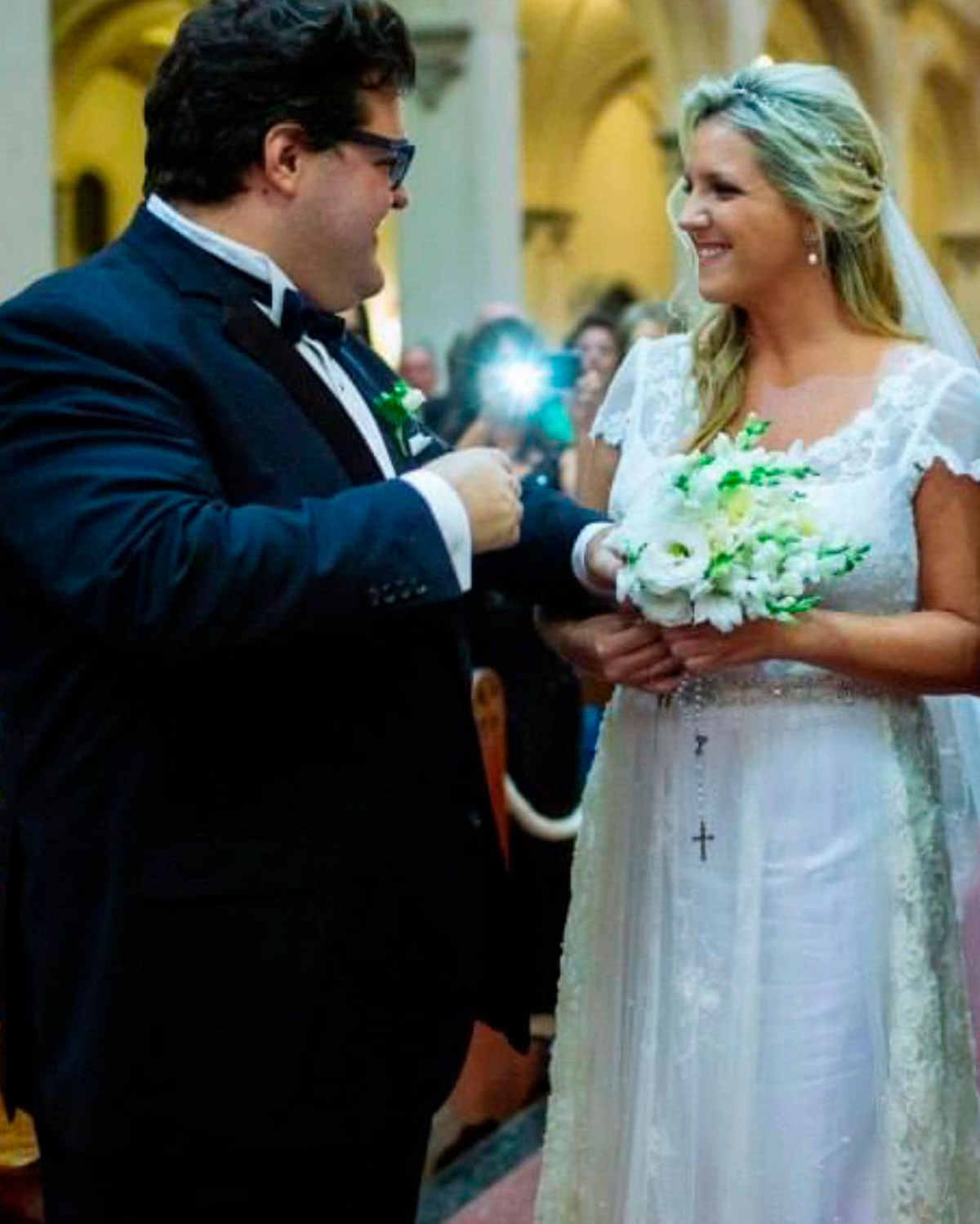 Darío Barassi y Lucía Gómez Centurións e casaron el 20 de febrero de 2015. 