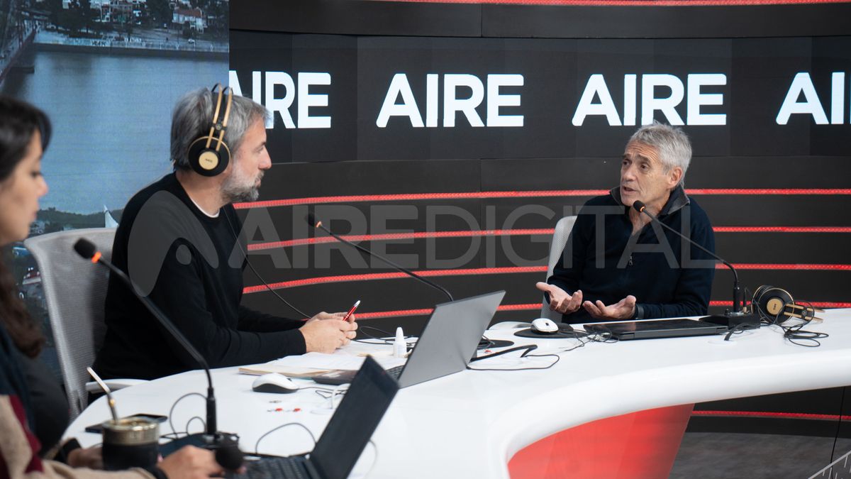Taborda visitó los estudios de Aire de Santa Fe. Taborda visitó los estudios de Aire de Santa Fe.