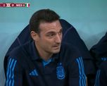 Lionel Scaloni lloró en el banco de la Selección Argentina durante el encuentro ante México, por el Mundial Qatar 2022. Lionel Scaloni lloró en el banco de la Selección Argentina durante el encuentro ante México, por el Mundial Qatar 2022.