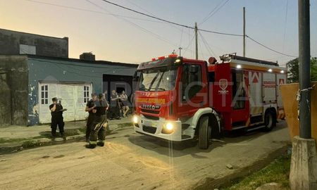 El incendio ocurrió en una casa de barrio Barranquitas Oeste, el lunes por la tarde. El incendio ocurrió en una casa de barrio Barranquitas Oeste, el lunes por la tarde.