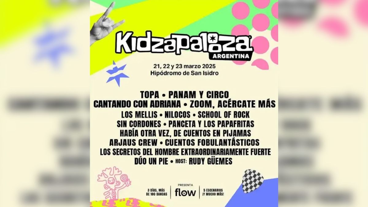 Julieta Poggio dará un show infantil en el Lollapalooza. Julieta Poggio dará un show infantil en el Lollapalooza.