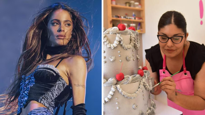 La historia detrás de la mega torta de 13 kilos para el show de Tini Stoessel