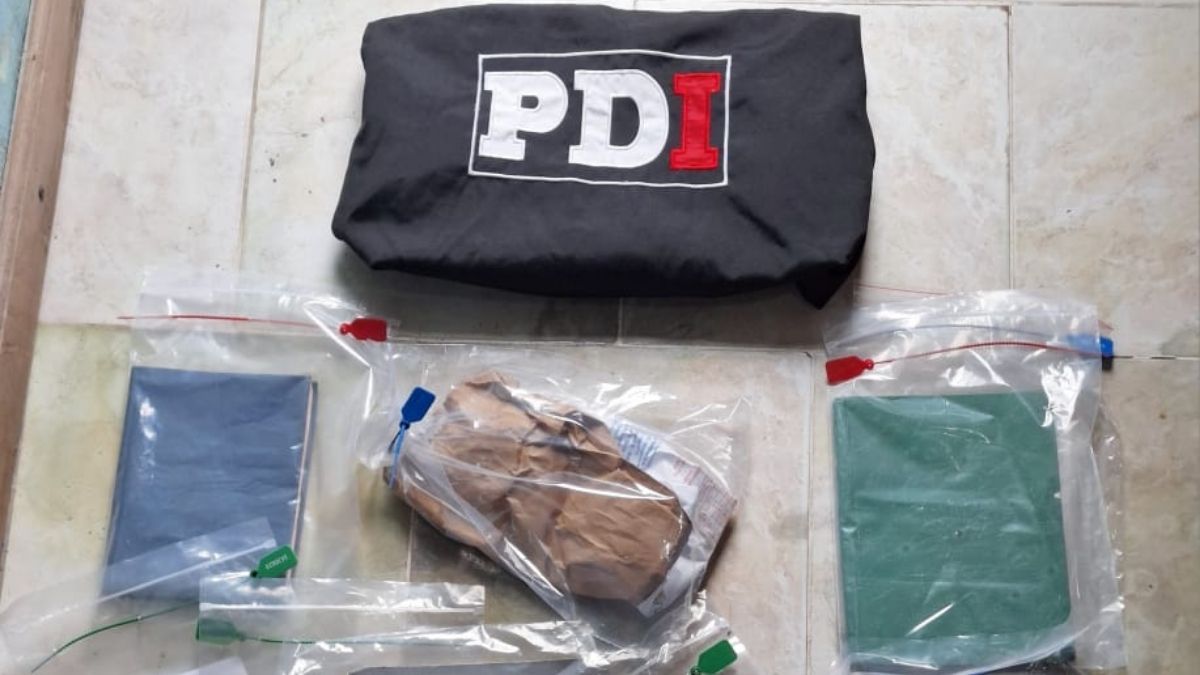Los elementos secuestrados en la casa del detenido Los elementos secuestrados en la casa del detenido