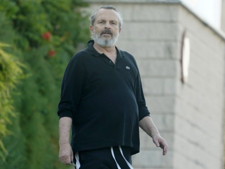 Miguel Bosé llamó la atención.