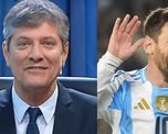 Mario Pergolini y Lionel Messi. Mario Pergolini y Lionel Messi.