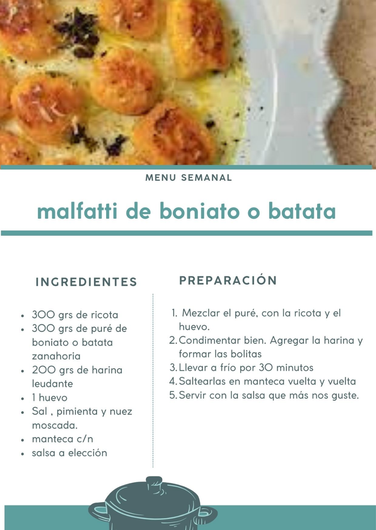El paso a paso para hacer malfatti de boniato en casa. El paso a paso para hacer malfatti de boniato en casa.